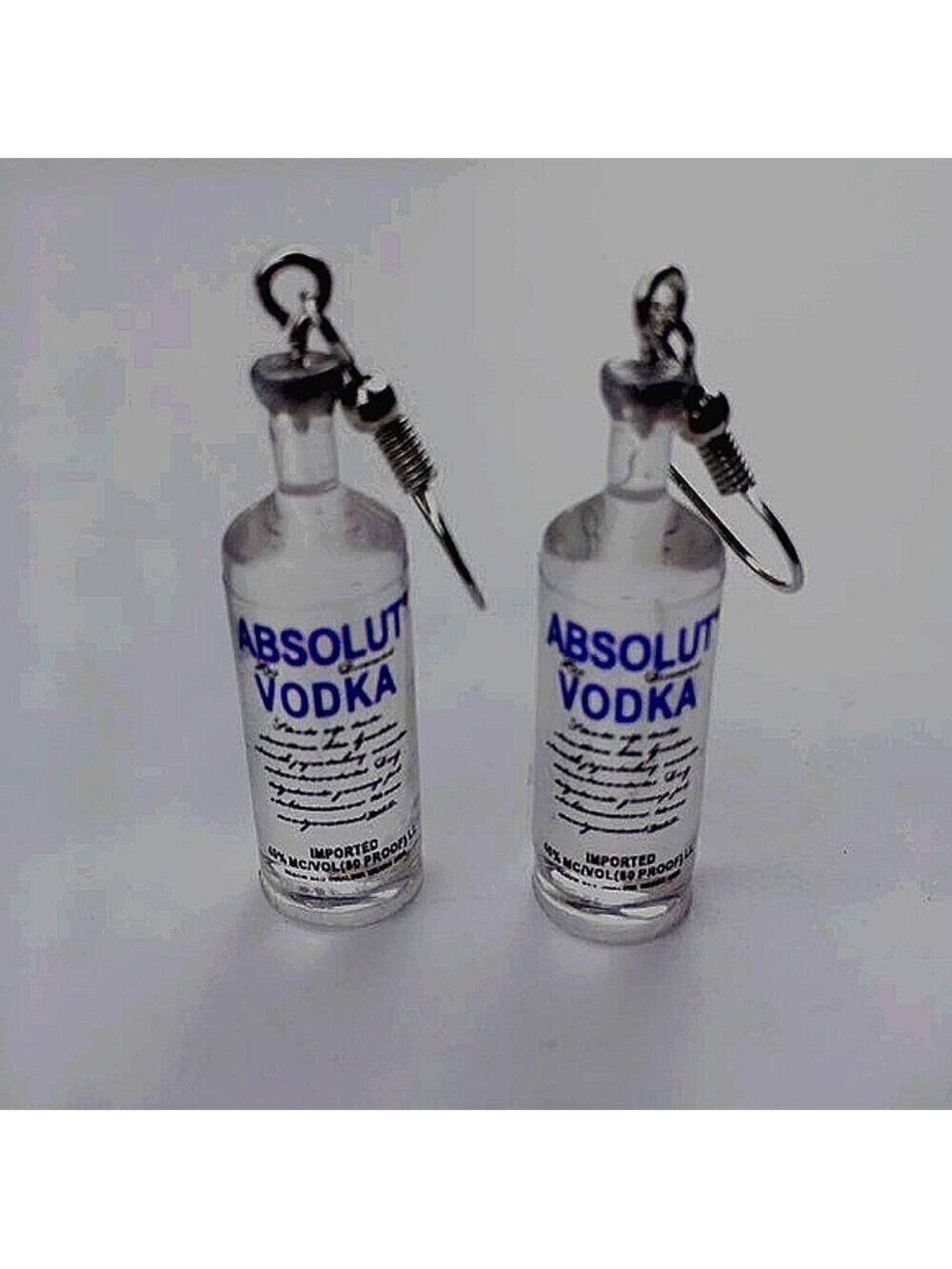 Bottle Earrings Resin Summer Pool Party Beach Camping